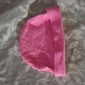 Solid Pink Baby Girl Hat